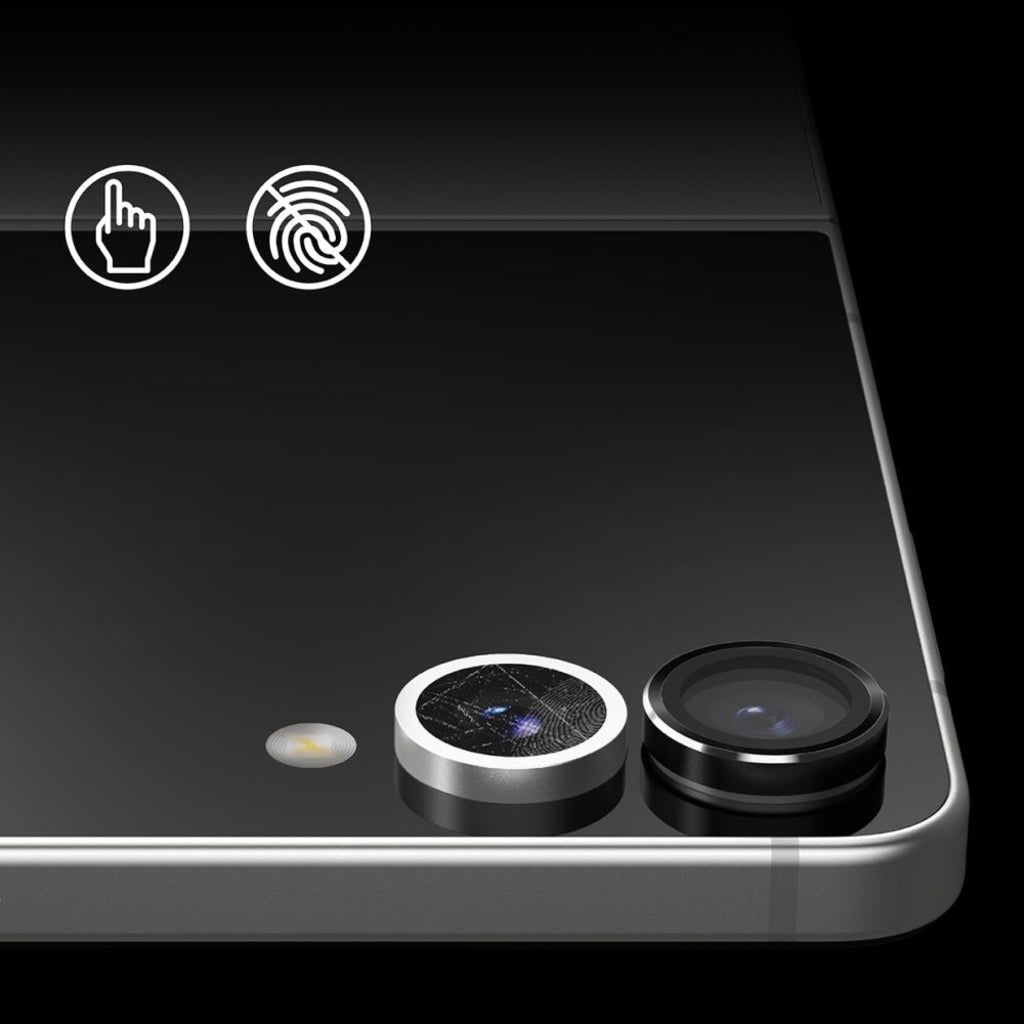 Beschermfolie Ringke Achtercamera voor Samsung Galaxy Z Flip7 F766, Gehard Glas, Set van 2 stuks, Zwart