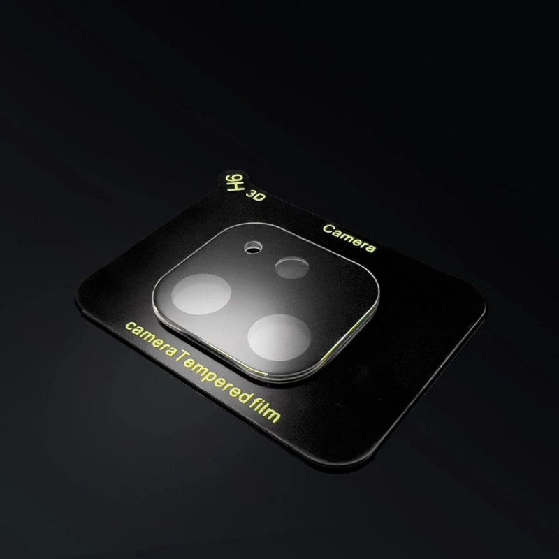 Beschermfolie Achtercamera WZK voor Apple iPhone 17 Pro Max, Gehard Glas, Set van 2 stuks, Zwart