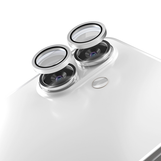 Achtercamera Beschermfolie Etteri voor Apple iPhone 17, Gehard Glas, Wit