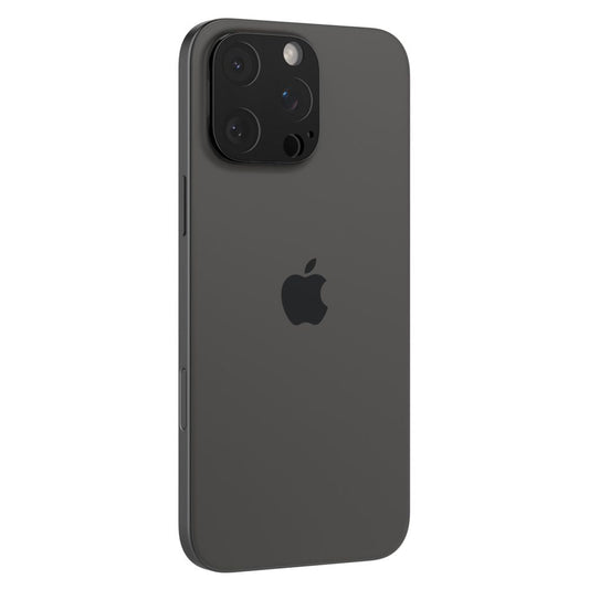 Spigen Optik Rückkamera-Schutzfolie für Apple iPhone 15 Pro Max / 15 Pro, glasgeschützt, Vollverklebung, Set 2 Stück, Schwarz AGL05273
