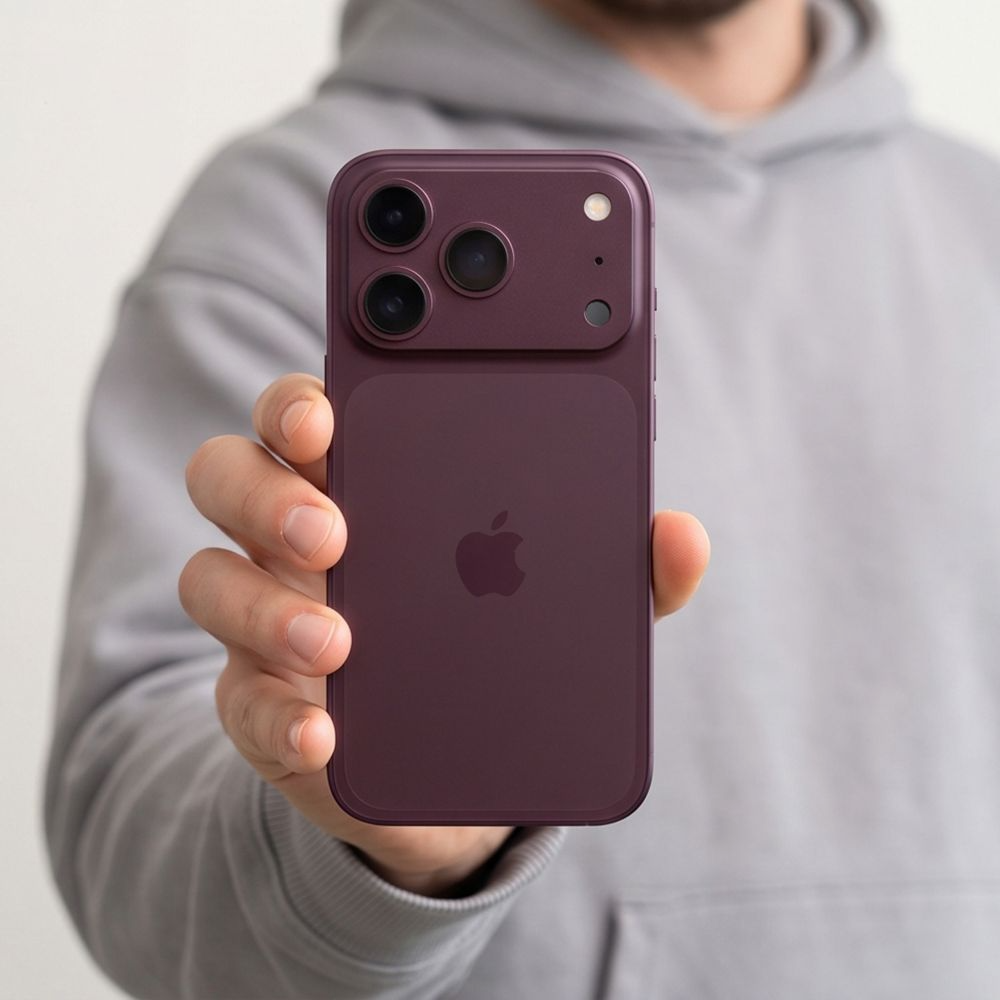 Beschermfolie Achtercamera Tech-Protect CamFull Fit+ voor Apple iPhone 18 Pro Max, Gehard Glas, Bordeauxrood