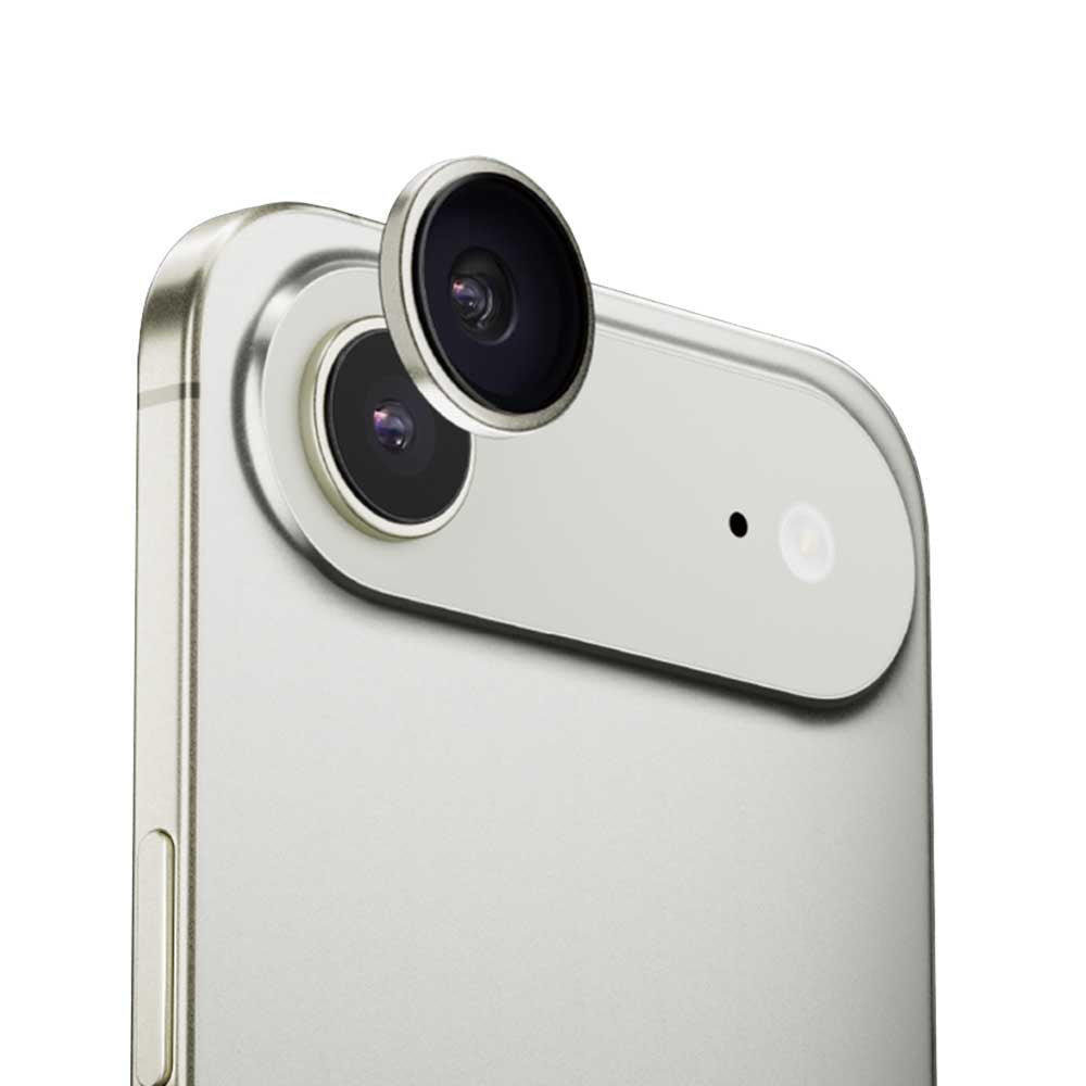 Beschermfolie Anank AR Achtercamera voor Apple iPhone 17 Air, Gehard Glas, Goudkleurig