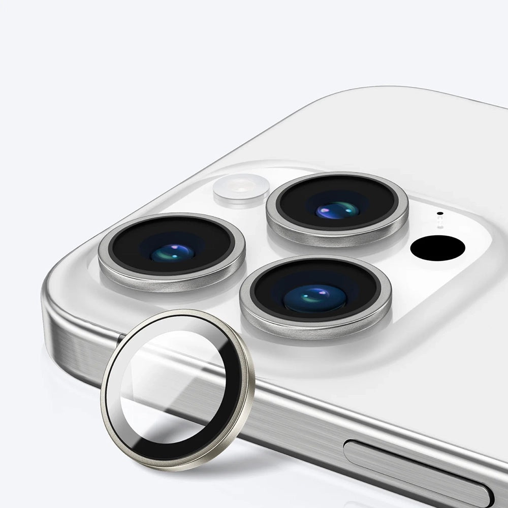Beschermfolie Anank AR Achtercamera voor Apple iPhone 17 Pro Max / 17 Pro, Gehard Glas, Goudkleurig