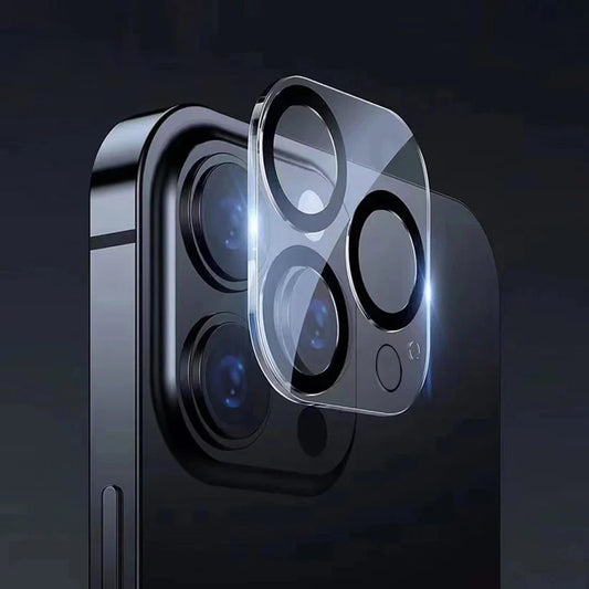 Film de protection pour caméra arrière Anank Guard pour Apple iPhone 16 Plus / 16, Verre trempé, Noir