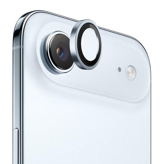 Film de protection Caméra Arrière Blueo Metal Frame pour Apple iPhone 17 Air, Verre Trempé, Bleu