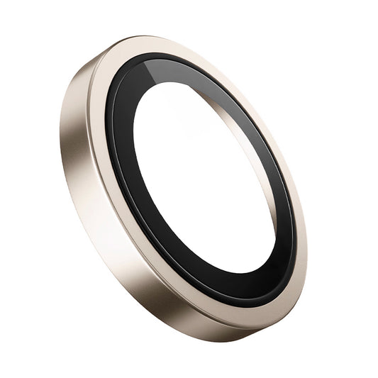 Beschermfolie Achtercamera Blueo Metal Frame voor Apple iPhone 17 Air, Gehard Glas, Goudkleurig