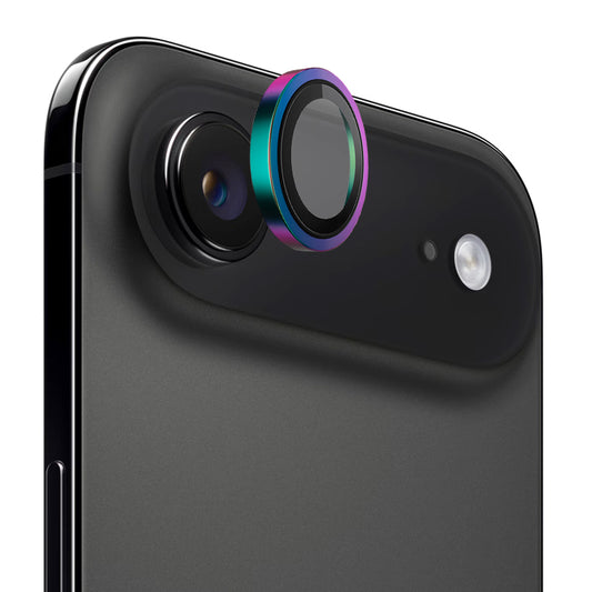 Film de protection Caméra Arrière Blueo Metal Frame pour Apple iPhone 17 Air, Verre Trempé, Multicolore