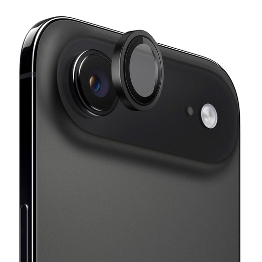 Beschermfolie Achtercamera Blueo Metal Frame voor Apple iPhone 17 Air, Gehard Glas, Zwart