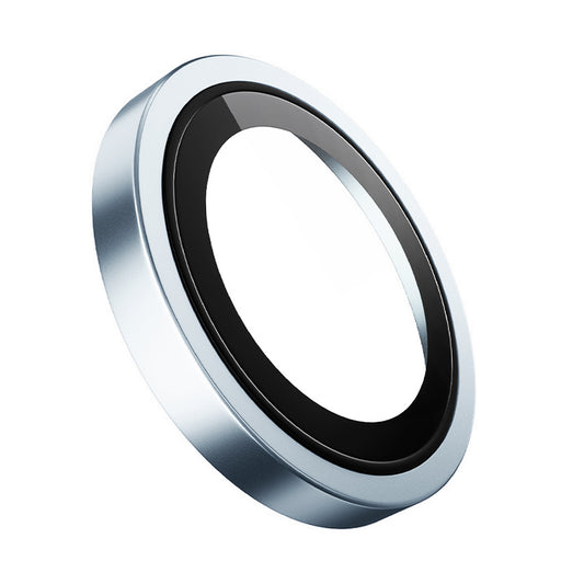 Beschermfolie Achtercamera Blueo Metal Frame voor Apple iPhone 17, Gehard Glas, Blauw