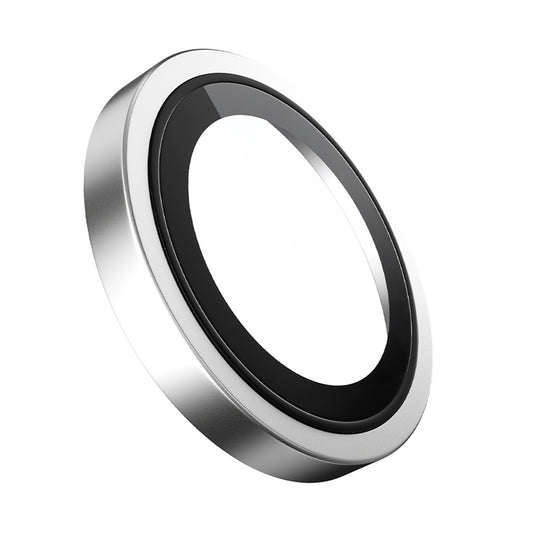 Beschermfolie Achtercamera Blueo Metal Frame voor Apple iPhone 17, Gehard Glas, Zilverkleurig