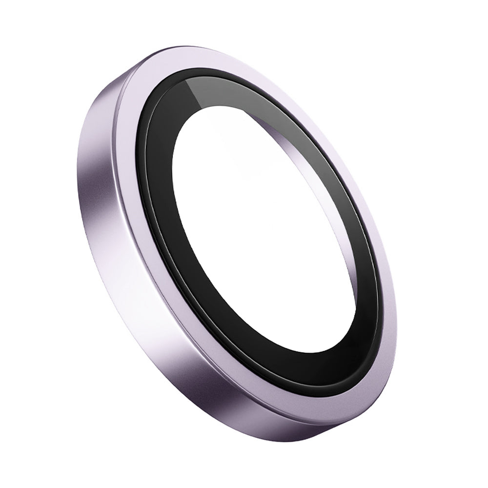 Film de protection pour caméra arrière Blueo Metal Frame pour Apple iPhone 17, Verre Trempé, Mauve