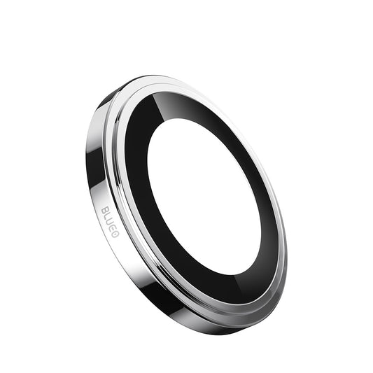 Blueo Sapphire Crystal Achtercamera Beschermfolie voor Apple iPhone 14 Pro Max / 14 Pro, Gehard Glas, Zilver