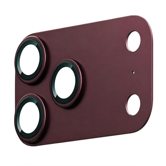 Film de protection pour caméra arrière Lito Crown Halo AR + AF pour Apple iPhone 18 Pro Max, Verre trempé, Bordeaux