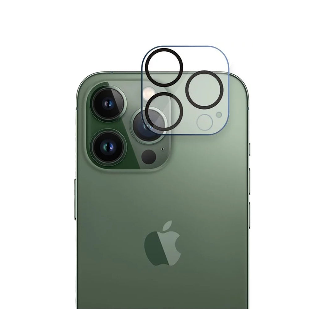 Film de protection pour caméra arrière Lito S+ pour Apple iPhone 14 Pro Max / 14 Pro, Verre trempé, Noir