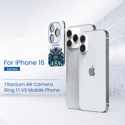 Schutzfolie für die Rückkamera Lito S+ für Apple iPhone 16 Pro Max / 16 Pro, gehärtetes Glas, Metallic Grau
