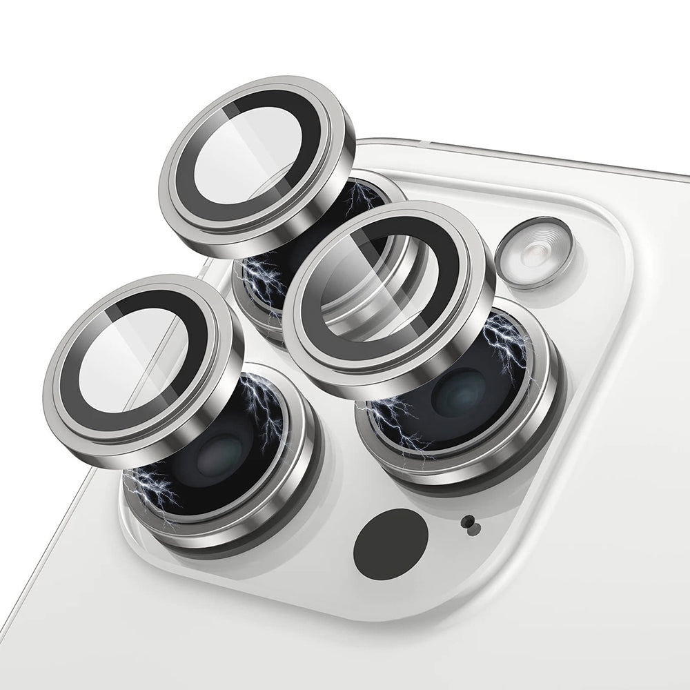 Beschermfolie Lito S+ voor de achtercamera van Apple iPhone 17 Air, Gehard Glas, Zilverkleurig