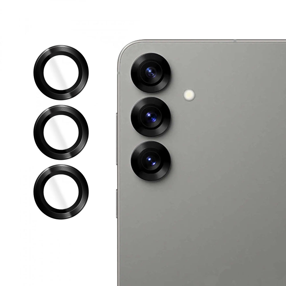 Achtercamera beschermfolie Lito S+ voor Samsung Galaxy S25+ S936, Gehard glas, Zwart