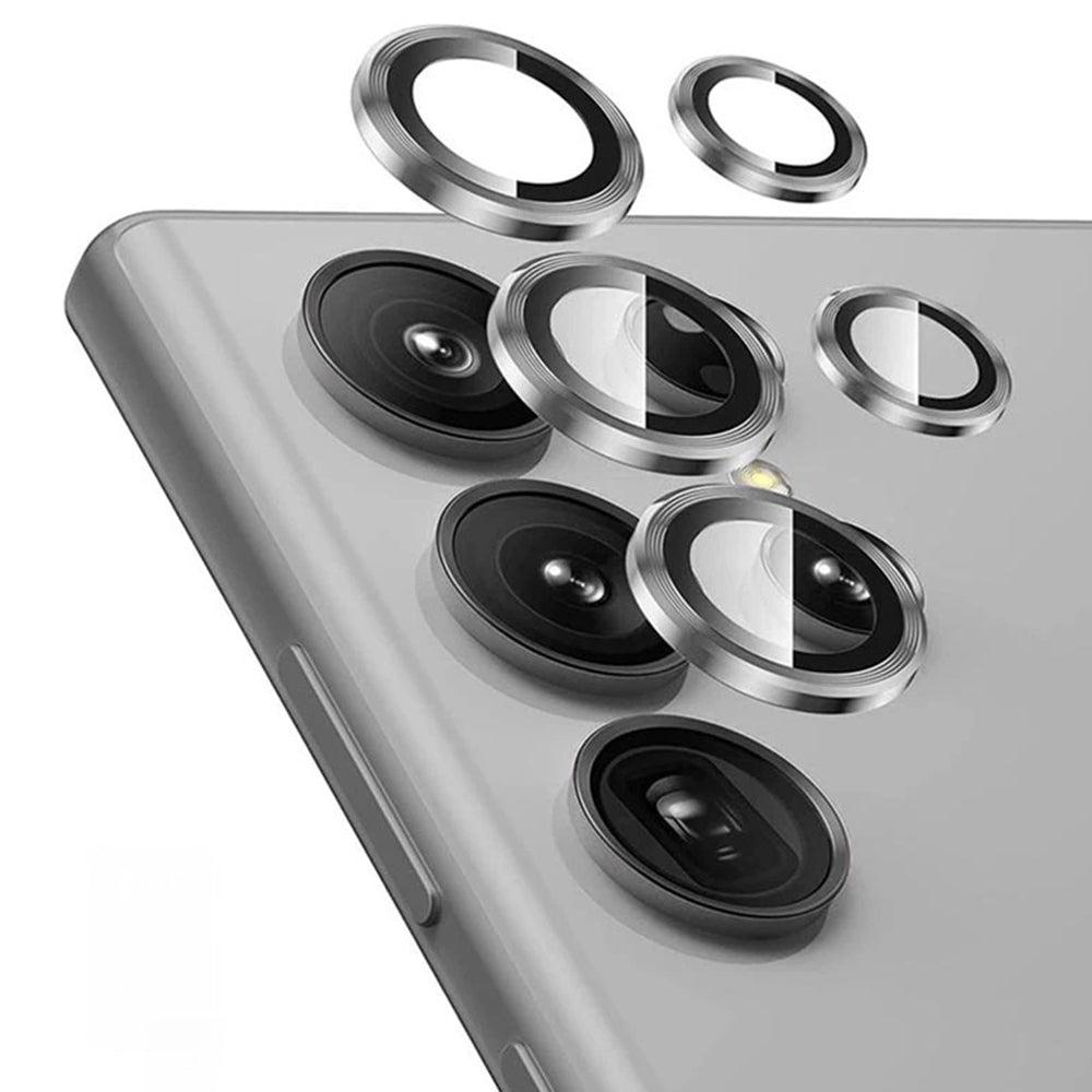 Lito S+ Achtercamera Beschermfolie voor Samsung Galaxy S25 Ultra S938, Gehard Glas, Zilver
