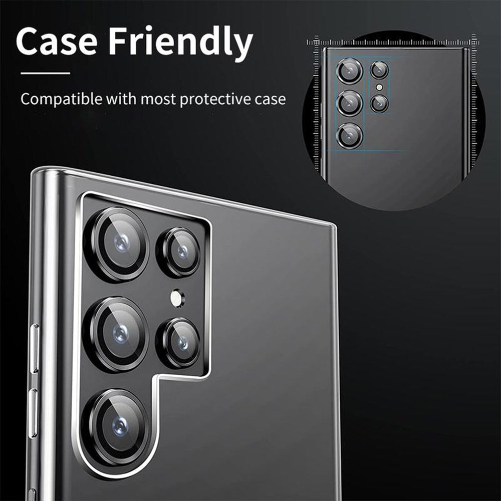 Lito S+ Achtercamera Beschermfolie voor Samsung Galaxy S25 Ultra S938, Gehard Glas, Zilver