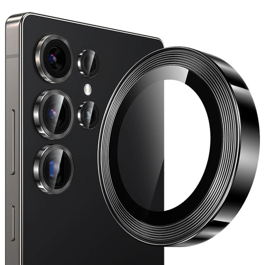 Film de protection pour caméra arrière Lito S+ pour Samsung Galaxy S26 Ultra, Verre trempé, Noir