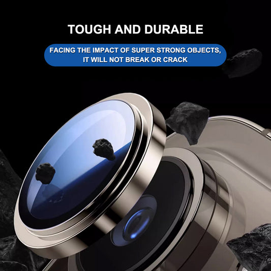 Beschermfolie Achtercamera Lito Titanium AR voor Apple iPhone 17, Gehard Glas, Blauw