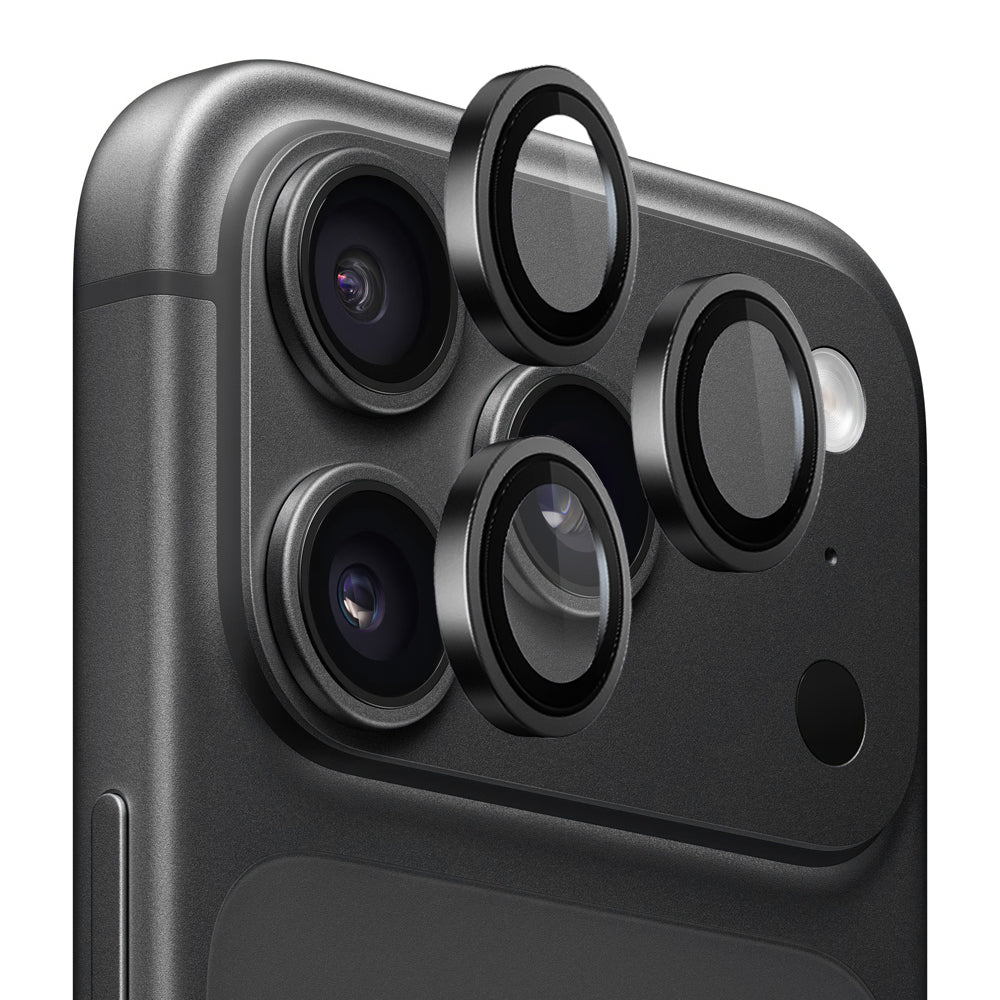 Lito Titanium AR Achtercamera Beschermfolie voor Apple iPhone 18 Pro / 18 Pro Max, Gehard Glas, Zwart