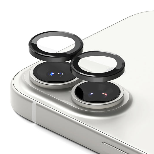 Beschermfolie Ringke Achtercamera voor Apple iPhone 17, Gehard Glas, Zwart