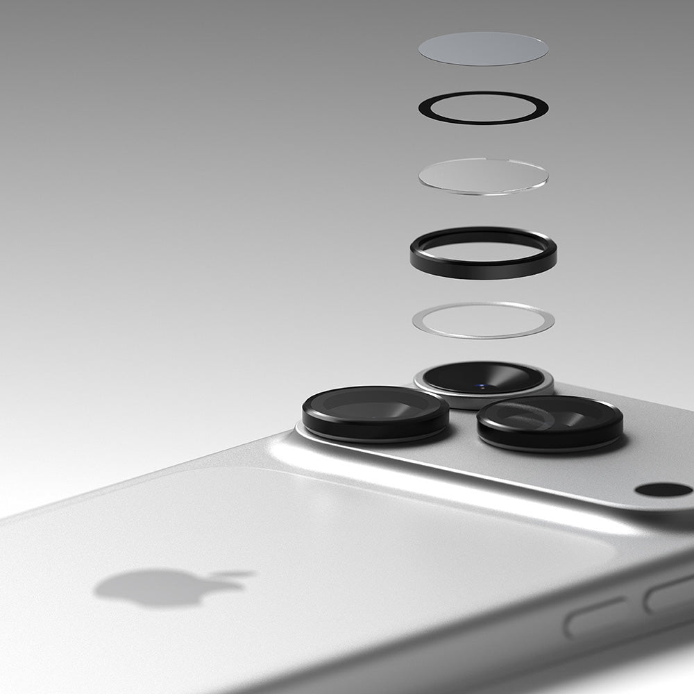 Ringke Achtercamera Beschermfolie voor Apple iPhone 18 Pro / 18 Pro Max, Gehard Glas, Set van 2 Stuks, Transparant