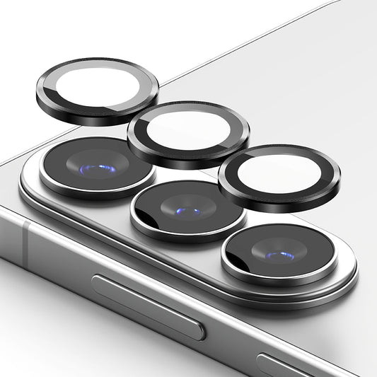 Beschermfolie Ringke Achtercamera voor Samsung Galaxy S26 Plus / S26, Gehard Glas, Set van 2 stuks, Zwart