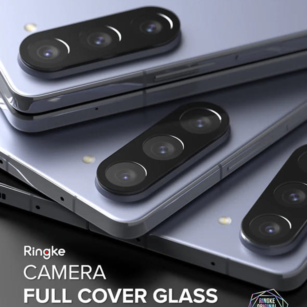 Ringke Achtercamera Beschermfolie voor Samsung Galaxy Z Fold5 F946, Gehard Glas, Set van 2 Stuks, Transparant