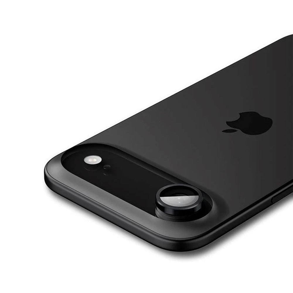 Schutzfolie Rückkamera Spigen GlastR EZ FIT Optik Pro für Apple iPhone 17 Air, Gehärtetes Glas, Set 2 Stück, Schwarz AGL09863
