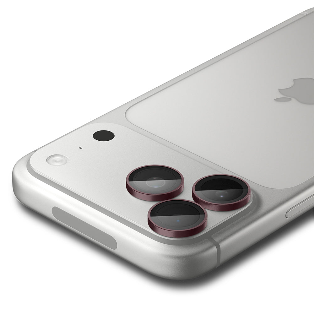 Beschermfolie Achtercamera Spigen GlastR EZ FIT Optik Pro voor Apple iPhone 18 Pro / 18 Pro Max, Gehard Glas, Set van 2 stuks, Wijnrood