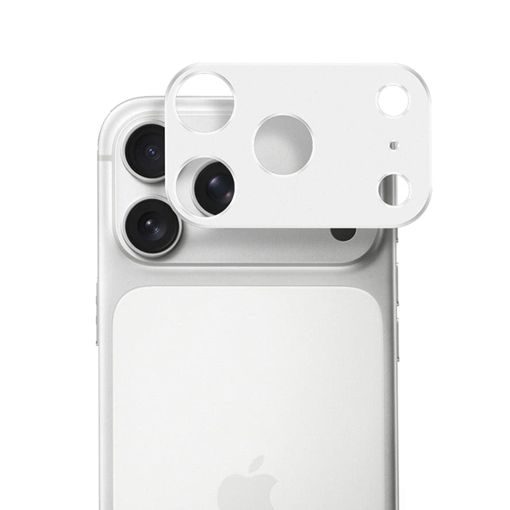 Beschermfolie Achtercamera Techsuit voor Apple iPhone 17 Pro Max, Gehard Glas, Zilver