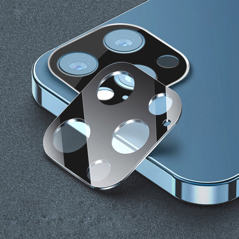 Beschermfolie Achtercamera Techsuit voor Apple iPhone 17 Pro Max, Gehard Glas, Zilver