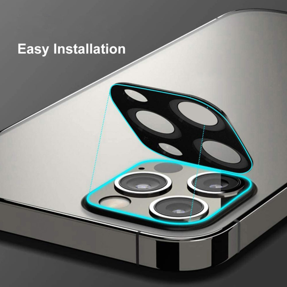 Film de protection pour caméra arrière Techsuit pour Apple iPhone 17 Pro Max, Verre trempé, Orange