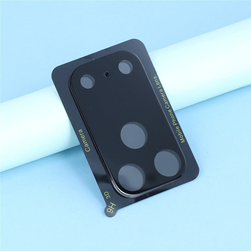 Techsuit Achtercamera Beschermfolie voor Apple iPhone 18 Pro Max, Gehard Glas, Zwart