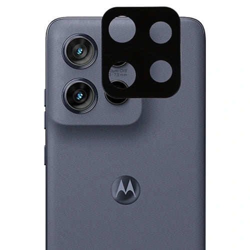 Film de protection pour caméra arrière Techsuit pour Motorola Moto G86, Verre trempé, Noir