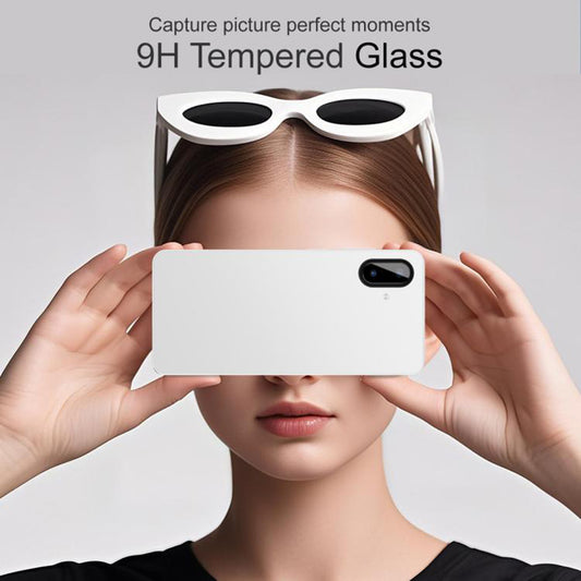 Techsuit Achtercamera Beschermfolie voor Samsung Galaxy A07 4G A075, Gehard Glas, Zwart