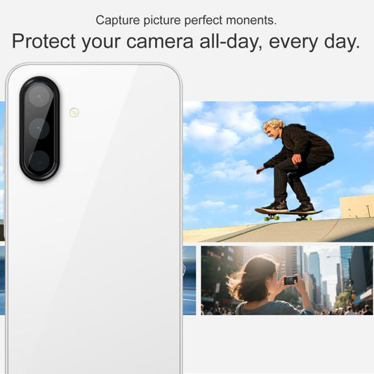 Techsuit Achtercamera Beschermfolie voor Samsung Galaxy A17 4G / A17 5G, Gehard Glas, Zwart