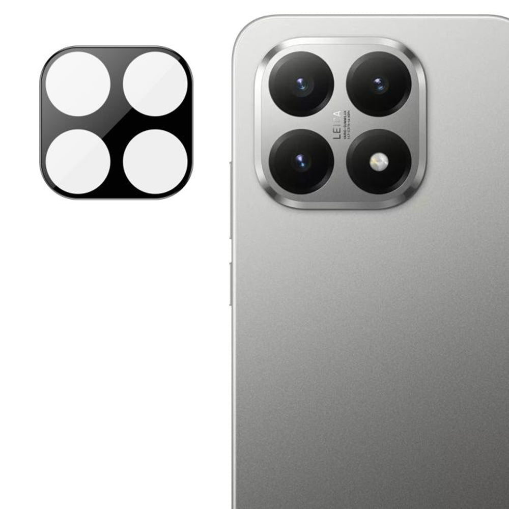 Film de protection pour caméra arrière Techsuit pour Xiaomi 15T, verre trempé, noir