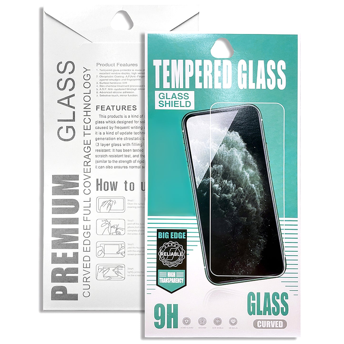 Schutzfolie OEM Premium für Samsung Galaxy A14 A145 / A14 5G A146, gehärtetes Glas, Vollverklebung, 2.5D