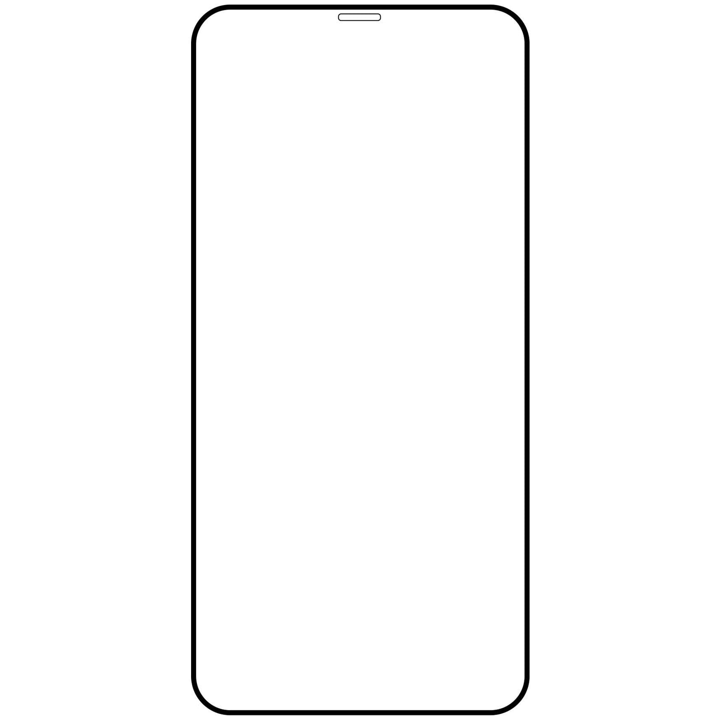 Protecteur d'écran Veason PRO pour Apple iPhone 12 Pro Max, Protégé en verre, Full Glue, 6D, Noir