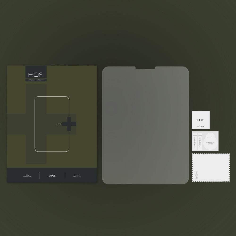 Film de protection écran HOFI PRO+ pour Apple iPad Pro 11 (2022) / Pro 11 (2021) / Pro 11 (2020), Verre Trempé, Full Glue HOFI102