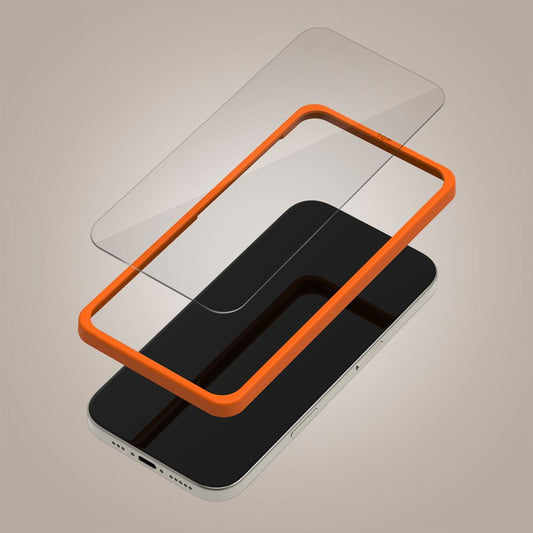Tech-Protect Supreme Scherm- en Camerabeschermfolie voor Apple iPhone 16 Plus, Glasbeschermd, Volledig gelijmd
