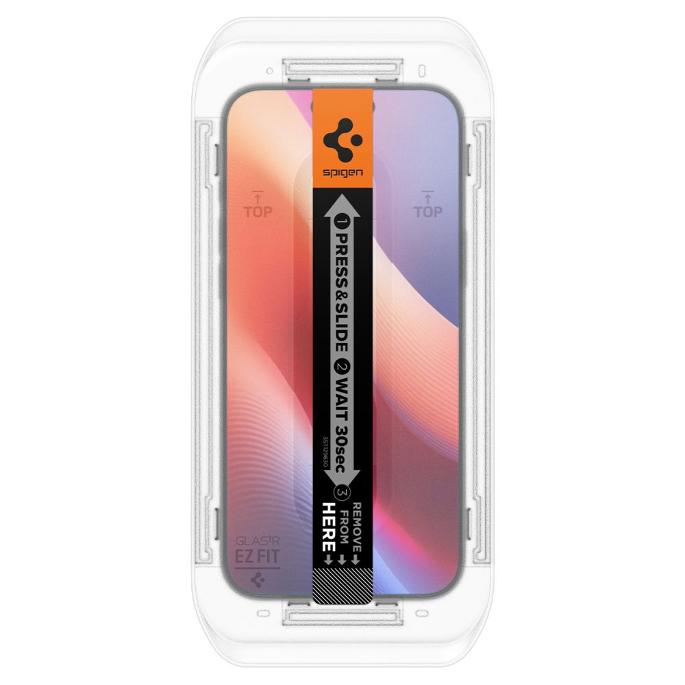 Film de protection écran Privacy Spigen GlastR EZ FIT pour Apple iPhone 17 Pro Max / 16 Pro Max, Verre Trempé, Full Glue, Set de 2 pièces AGL07908