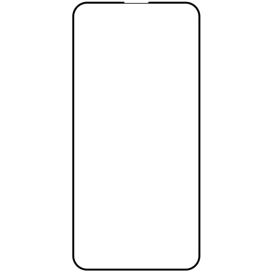 OEM-schermbeschermer voor Apple iPhone 16 Plus, afgeschermd glas, volledige lijm, 21D, zwart