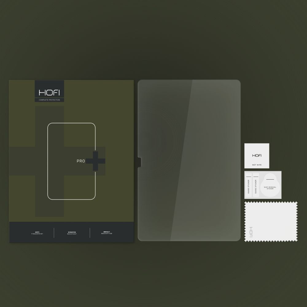 Film de protection d'écran HOFI Glass PRO+ pour Samsung Galaxy Tab S10+ / Tab S9+ / Tab S8+ / Tab S7 FE / Tab S7+, Verre trempé, Adhésif complet