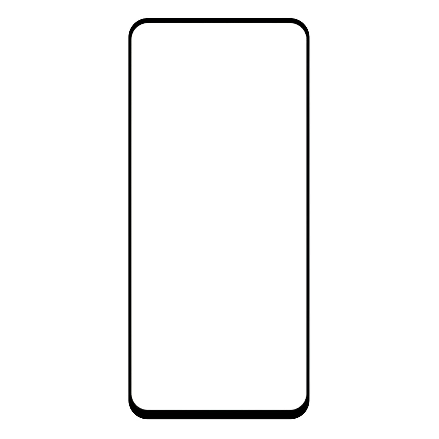 Film de protection écran Blue Shield pour Motorola Moto G35, Verre Trempé, Full Glue, Compatible avec les coques, Noir