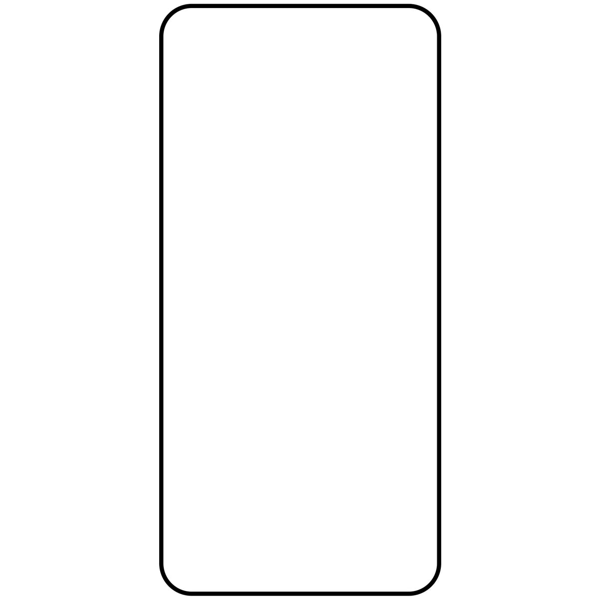 Beschermfolie Blue Shield voor Oppo Reno13, Gehard Glas, Volledige Lijm, Hoesvriendelijk, Zwart