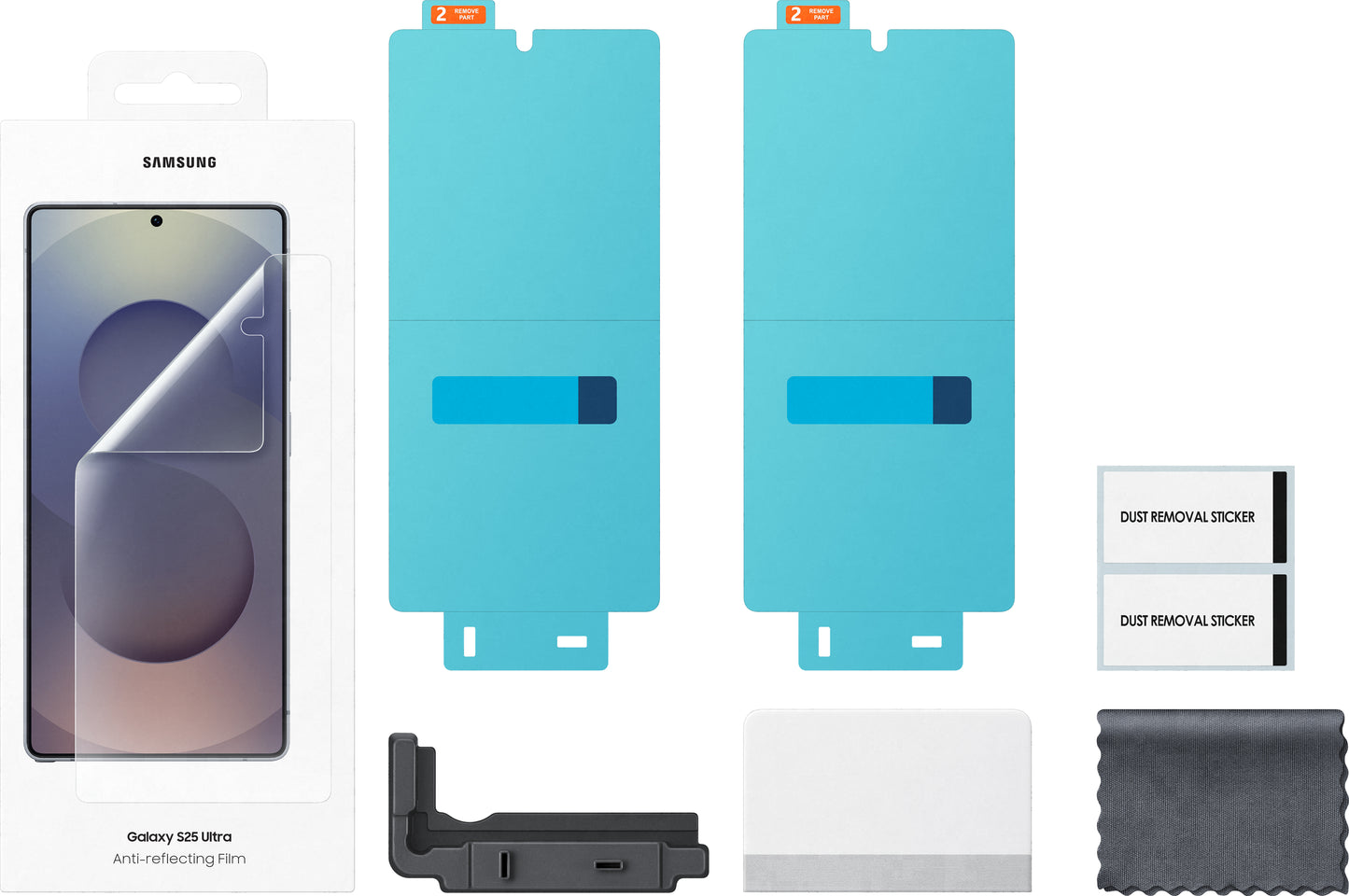 Film de protection Écran Anti-reflet pour Samsung Galaxy S25 Ultra S938, Plastique, Lot de 2 pièces EF-US938CTEGWW